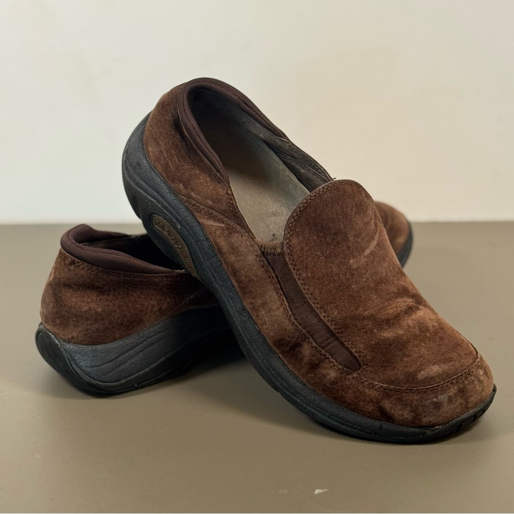 Merrell Dark Brown Women's Slip-On Loafers